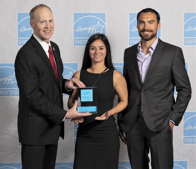 Elena Chrimat accepts EPA Energy Star award for excellence