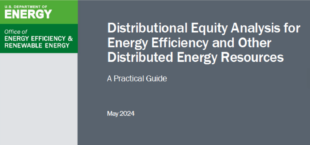 Cover of Distributional Equity Analysis for Energy Efficiency and Other Distributed Energy Resources
